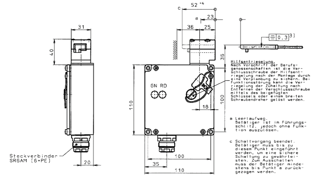 DOOR SWITCH TZ1RE024SR6VABC184