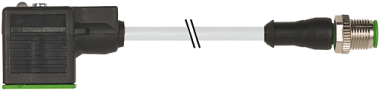 Kabel M12 3x0,75 Bauform A  0,6m
