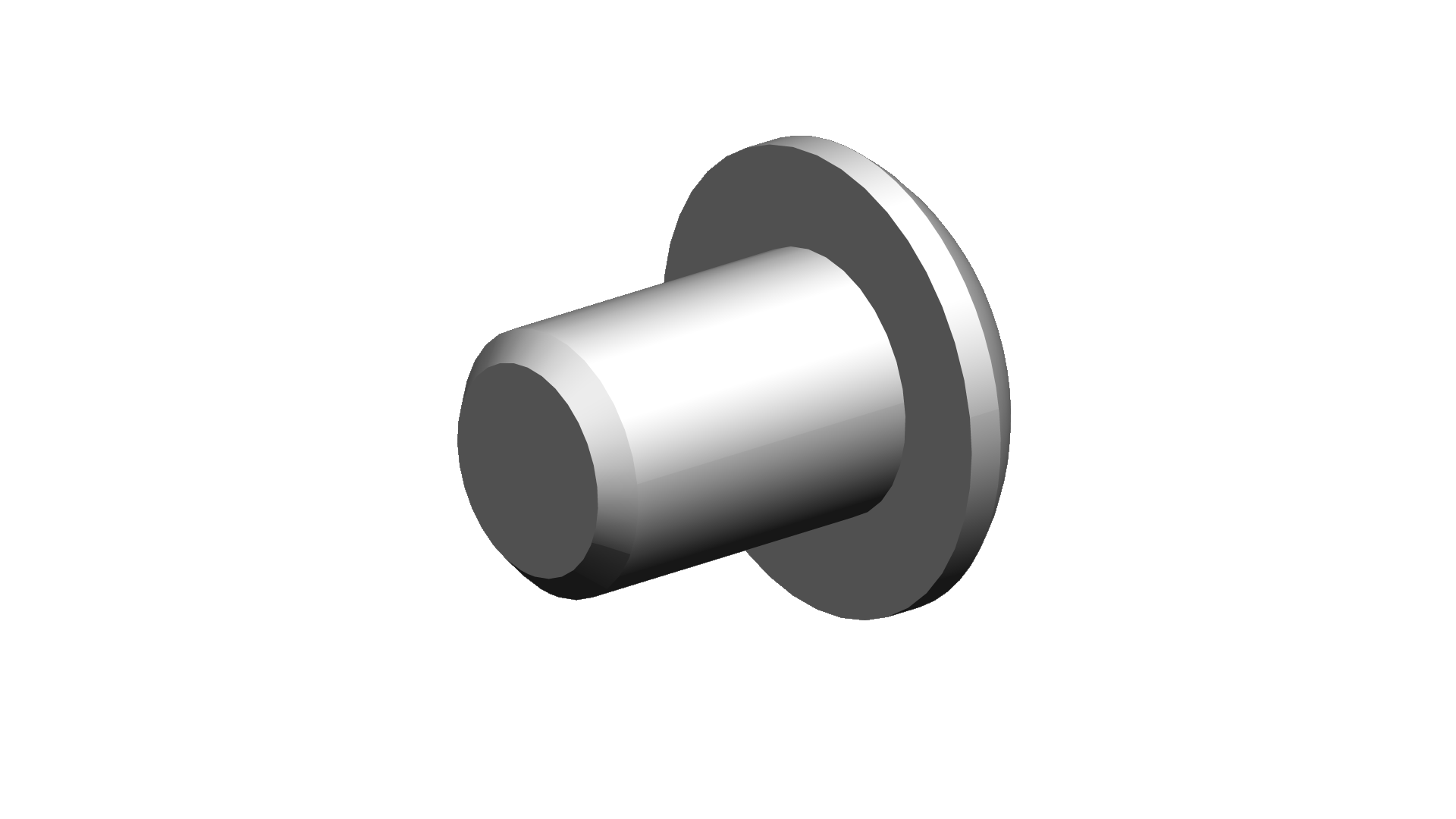 Lens head screw